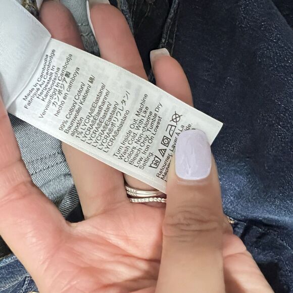 J Crew Jeans Size 24 Mid Rise Flare Crop Button Fly All Day Stretch Casual Denim - Picture 5 of 8